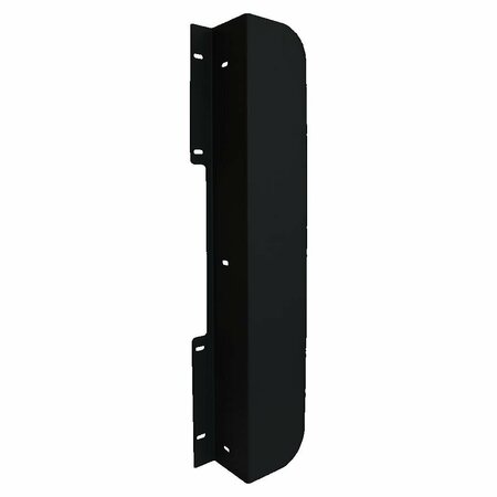 LOCKEY USA Panic Shield Latch Protector for Exit Devices, Black LPB